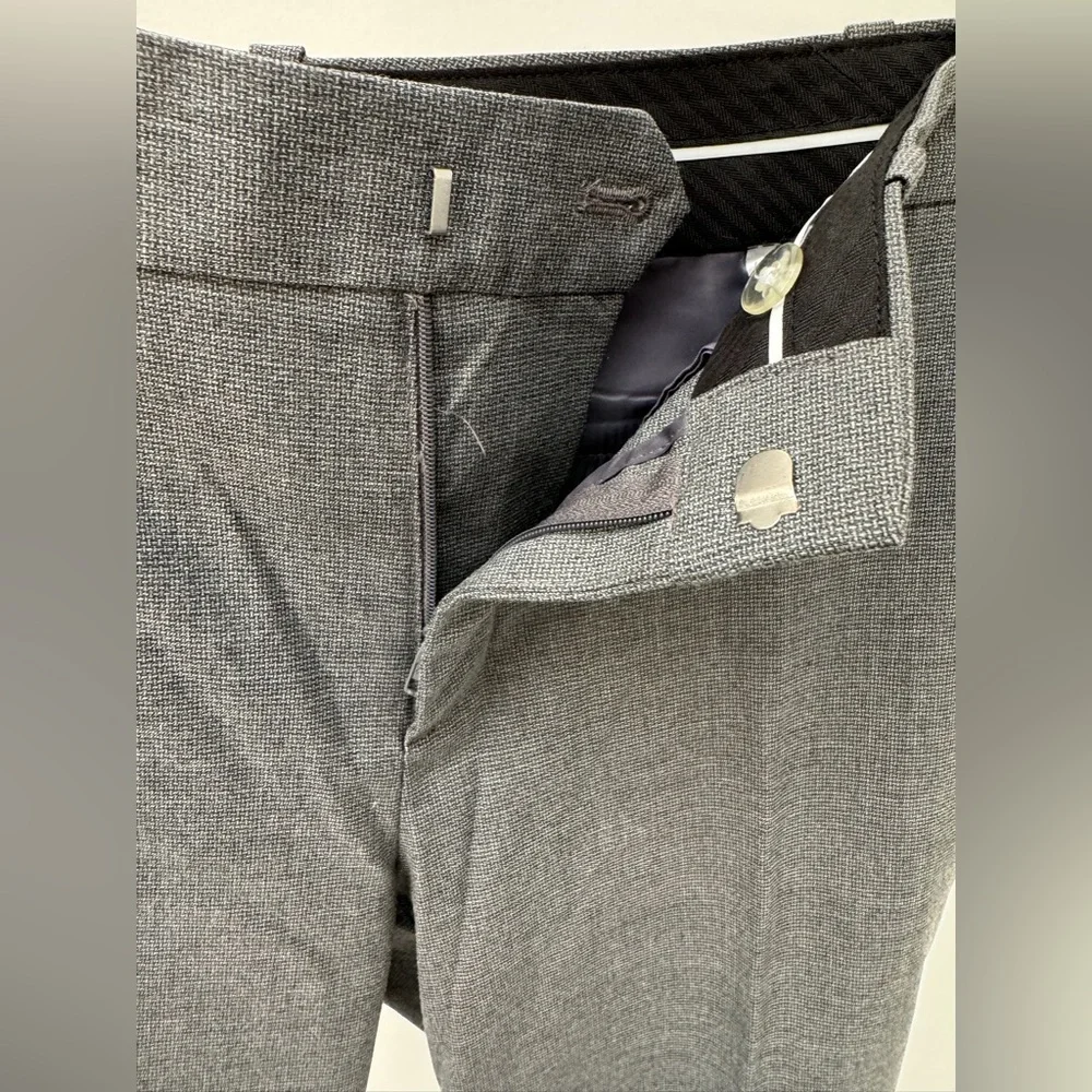 Banana Republic Factory Cropped Roll Cuff Gray Pants,‎ Size 6R